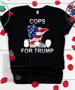 Offcial Lt Bob Kroll Cops for Trump Tee Shirt