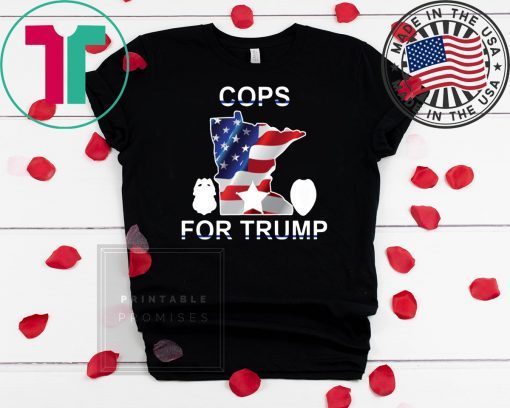 Offcial Lt Bob Kroll Cops for Trump Tee Shirt