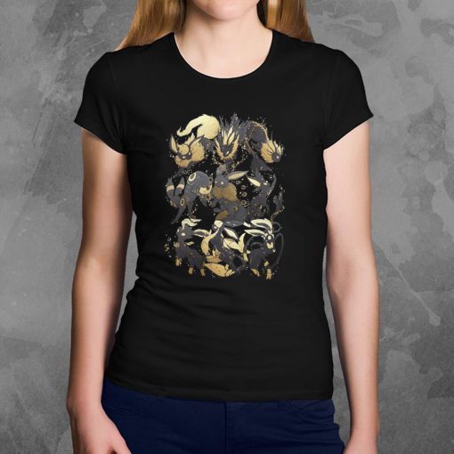 Pokemon eevee evolutions umbreon shirt