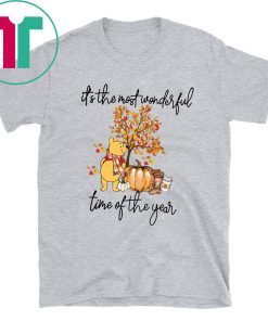 Pooh pumpkin it's the most wonderful time of the year Shirt