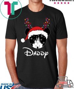Reindeer Mickey Daddy Disney Castle Family Christmas 2020 T-Shirt