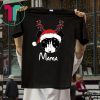 Reindeer Minnie Mama Disney Castle Family Christmas 2020 T-Shirt