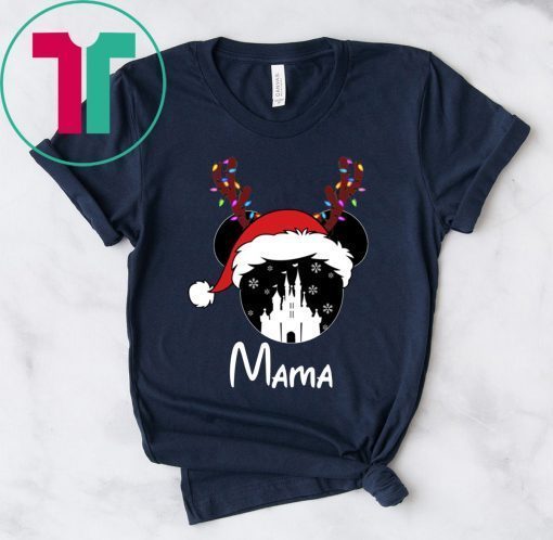 Reindeer Minnie Mama Disney Castle Family Christmas 2020 T-Shirt