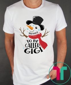 SNOWMAN BLESSED TO BE CALLED GIGI SHIRT