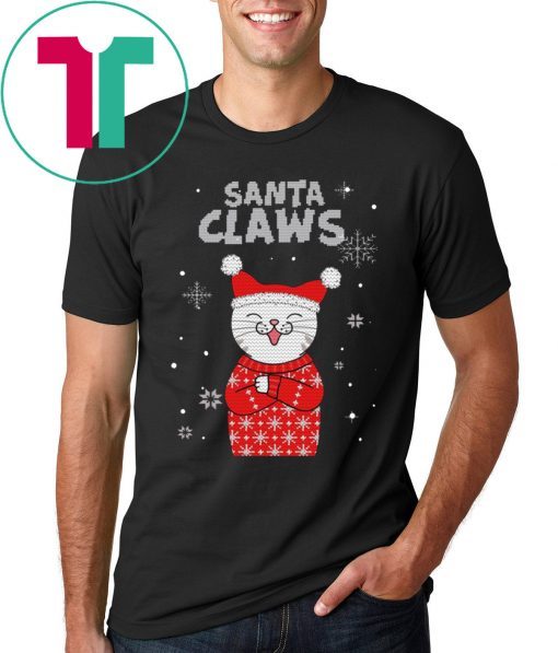 Santa Claws Cute Cat Ugly Christmas 2020 Shirt