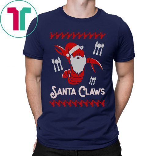 Santa Claws Lobster Christmas Shirt