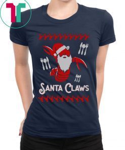 Santa Claws Lobster Christmas Shirt