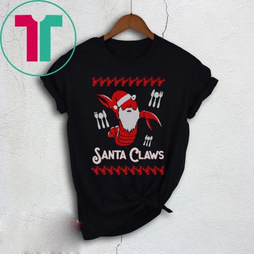 Santa Claws Lobster Christmas Shirt