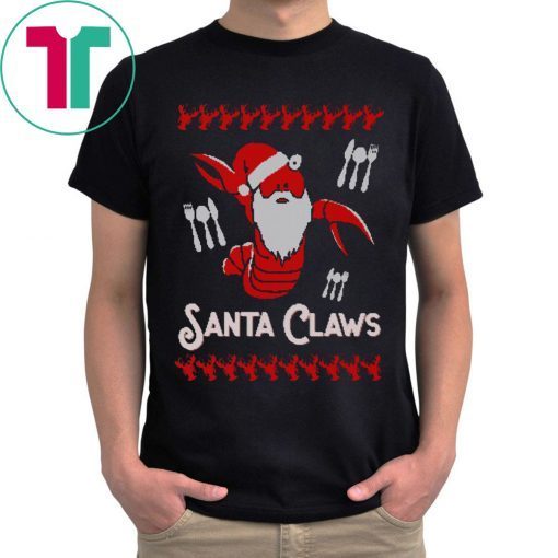 Santa Claws Lobster Christmas Shirt