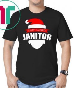 Santa’s Favorite Janitor Funny Christmas Shirt