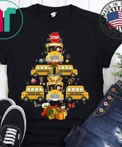 School bus christmas tree Shirt