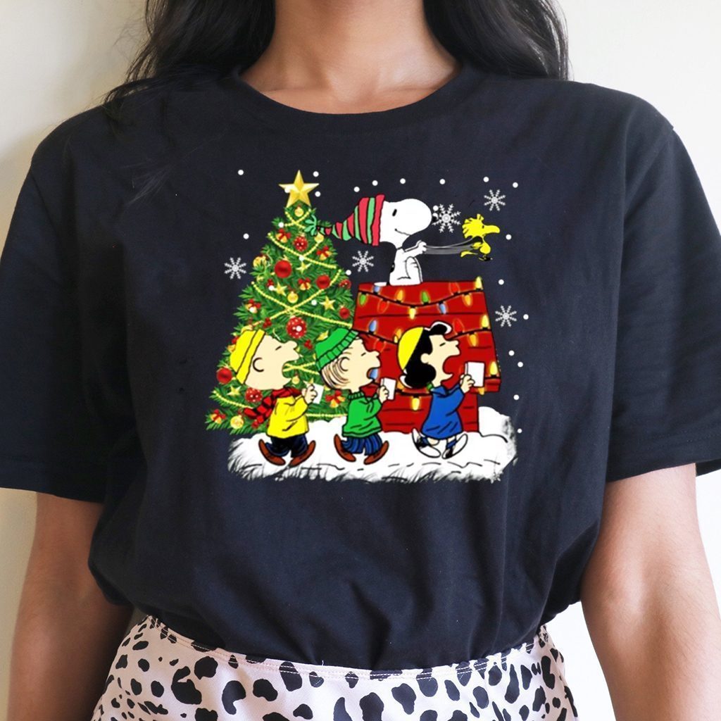 Denver Broncos: Players Christmas Tree T-Shirt - TeeNaviSport