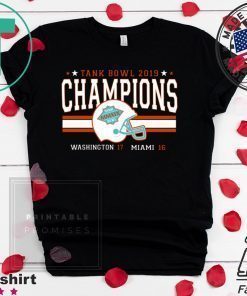 Tank Bowl Champs 2019 Shirt