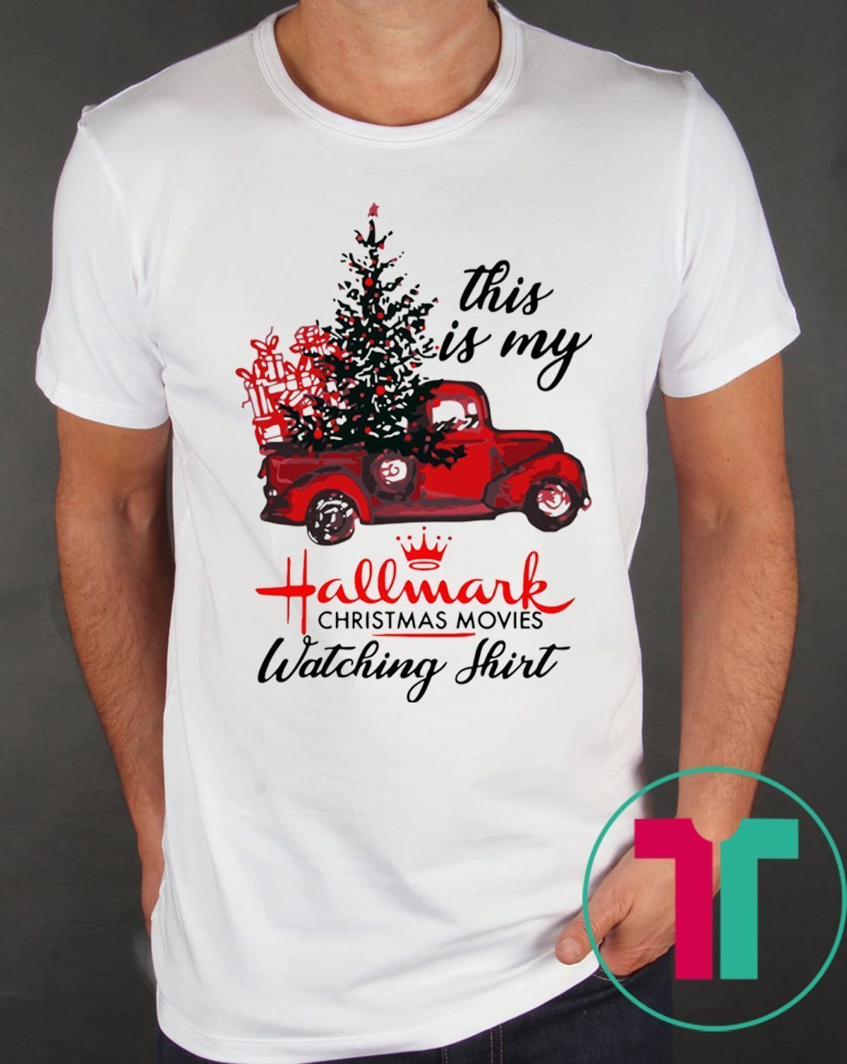 hallmark christmas watching shirt svg