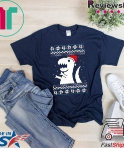 Trex Santa Dino Christmas T-Shirt