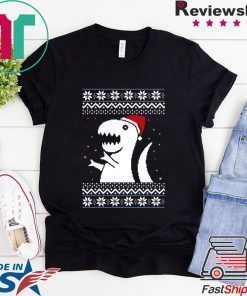 Trex Santa Dino Christmas T-Shirt