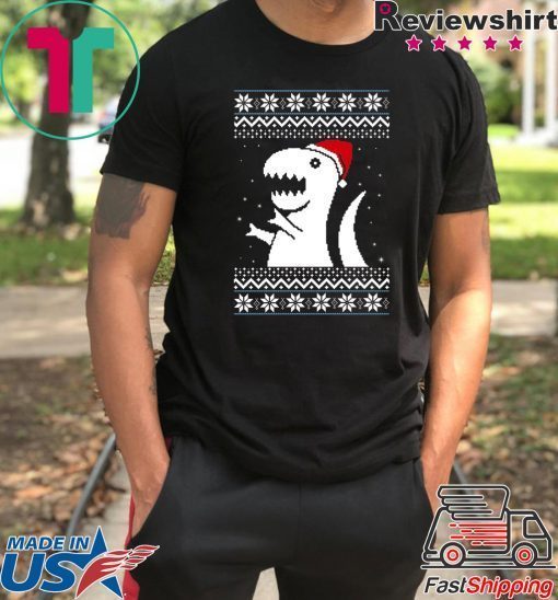 Trex Santa Dino Christmas T-Shirt