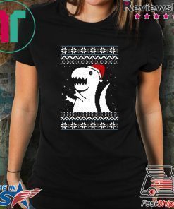 Trex Santa Dino Christmas T-Shirt