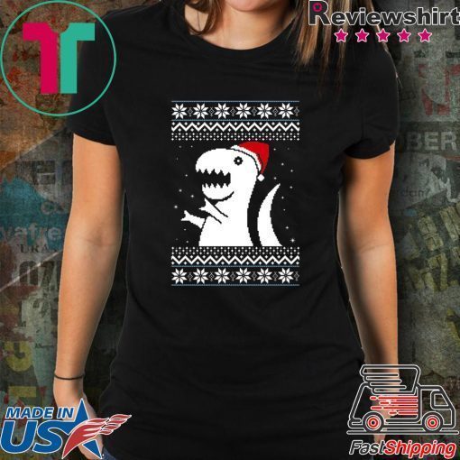 Trex Santa Dino Christmas T-Shirt