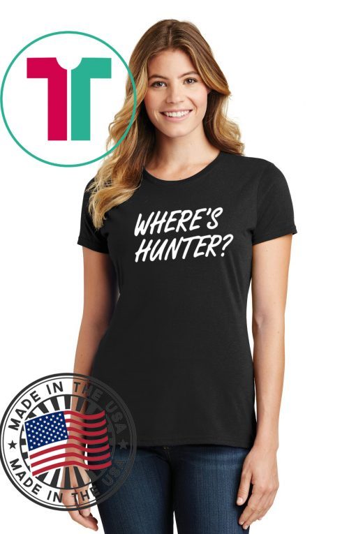 Trump merchandise for sale Where's Hunter T-Shirt