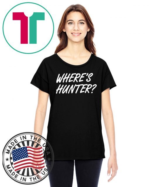 Trump Campaign Selling 'Where's Hunter?' Tee Shirts