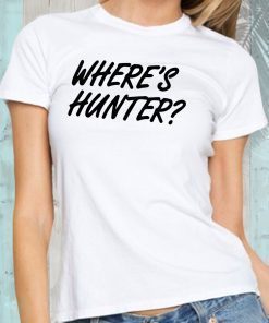 Trump Is Where’s Hunter shirt