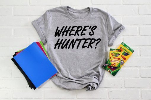 Trump Where’s Hunter T-Shirt For Mens Womens