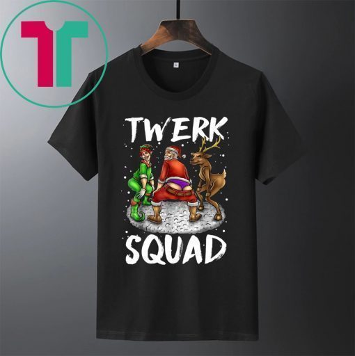 Twerk Squad Santa And Elf Twerking Christmas Shirt