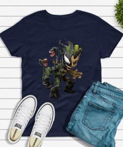 Venom and Groot shirt