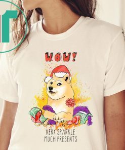 Very Sparkle Much Presents Doge Christmas T-Shirt