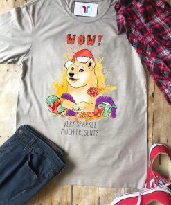 Very Sparkle Much Presents Doge Christmas T-Shirt