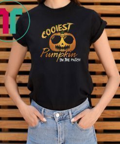 Vintage Coolest Pumpkin In the Patch Halloween Costume T-Shirt