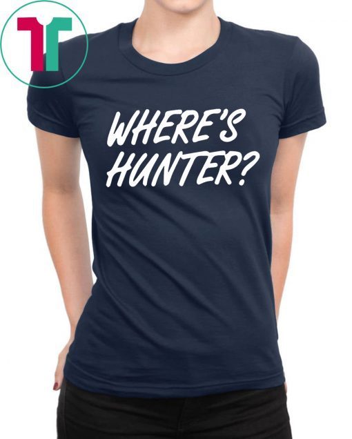 Official Trump Where's Hunter Shirt