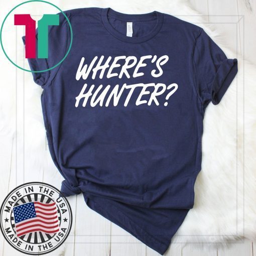 Where’s Hunter Offcial shirt