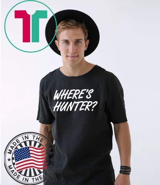 Where’s Hunter Tee Shirt