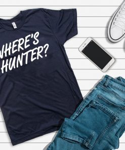 Where’s Hunter Cool Gift Tee Shirt