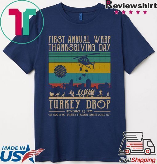 Wkrp Turkey Drop Thanksgiving Vintage Shirt