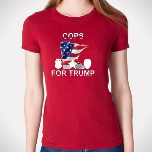 cops for trump shirts red color