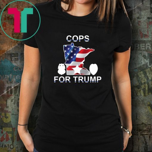 cops for trump tshirt minneapolis pd union T-Shirt Vote Trump 2020