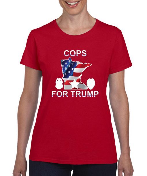 cops for trump tshirt minneapolis pd union T-Shirt Vote Trump 2020