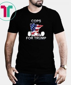 cops for trump tshirt minneapolis pd union T-Shirt Vote Trump 2020