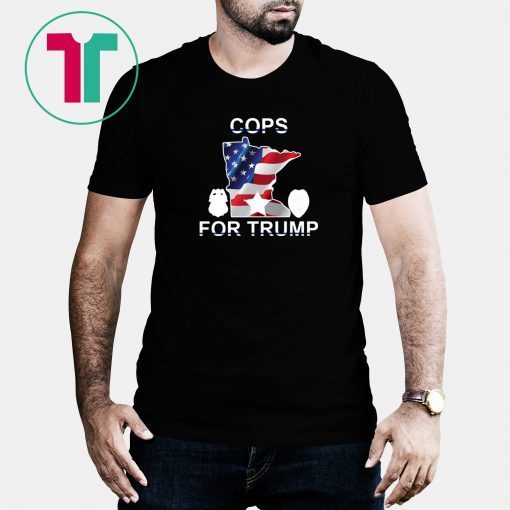 cops for trump tshirt minneapolis pd union T-Shirt Vote Trump 2020