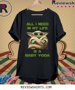 All I Need In My Life Is A Baby Yoda Shirt