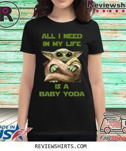 All I Need In My Life Is A Baby Yoda Shirt