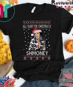 All I Want For Christmas Is Shmoney Cardi B Okurrr T-Shirt