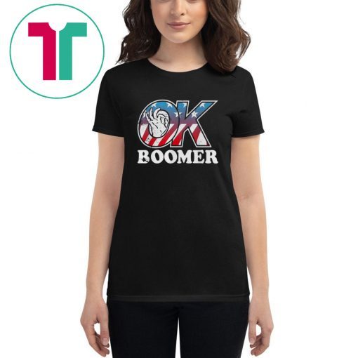 American flag ok boomer shirt