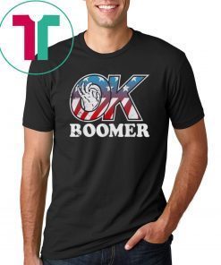 American flag ok boomer shirt