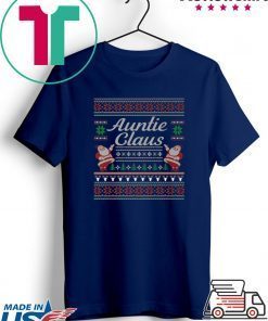 Auntie Claus Ugly Christmas T-Shirt