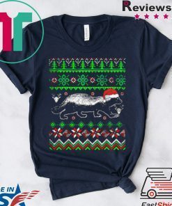 Awesome Ugly Christmas Honey Badger shirt