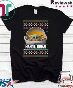 BABY YODA MANDALORIAN FLOATING CHRISTMAS T Shirt